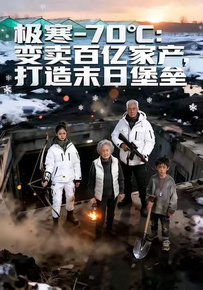 极寒-70℃：变卖百亿家产，打造末日堡垒&极寒-70℃变卖百亿家产打造末日堡垒（40集）Ai短剧 高清完整版